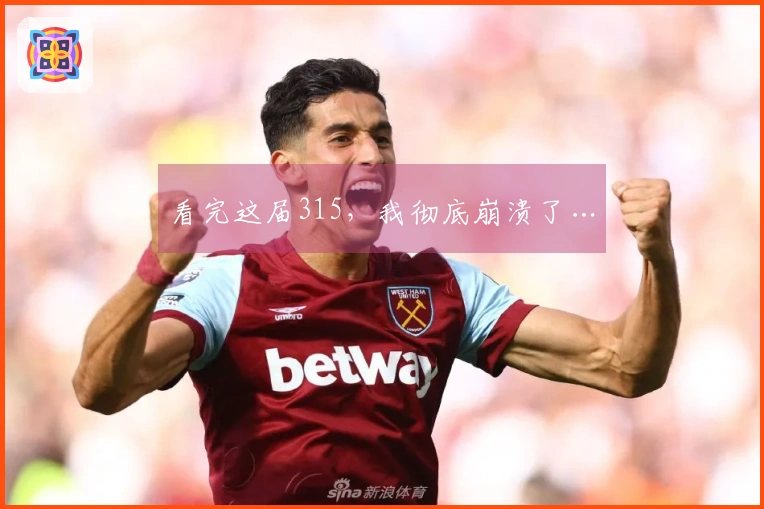 看完这届315，我彻底崩溃了…